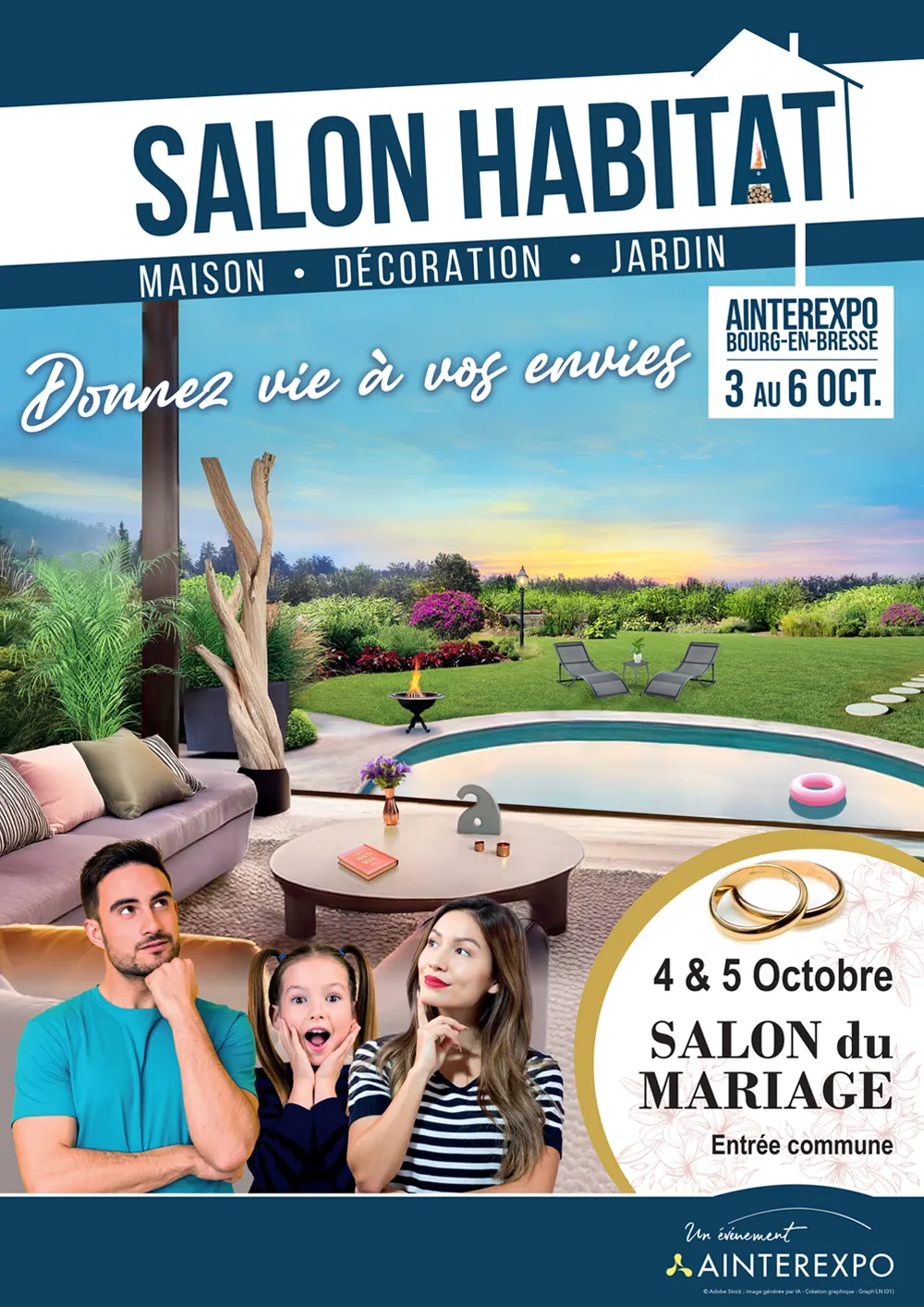 Ainterexpo - Salon Habitat - Affiche 2025
